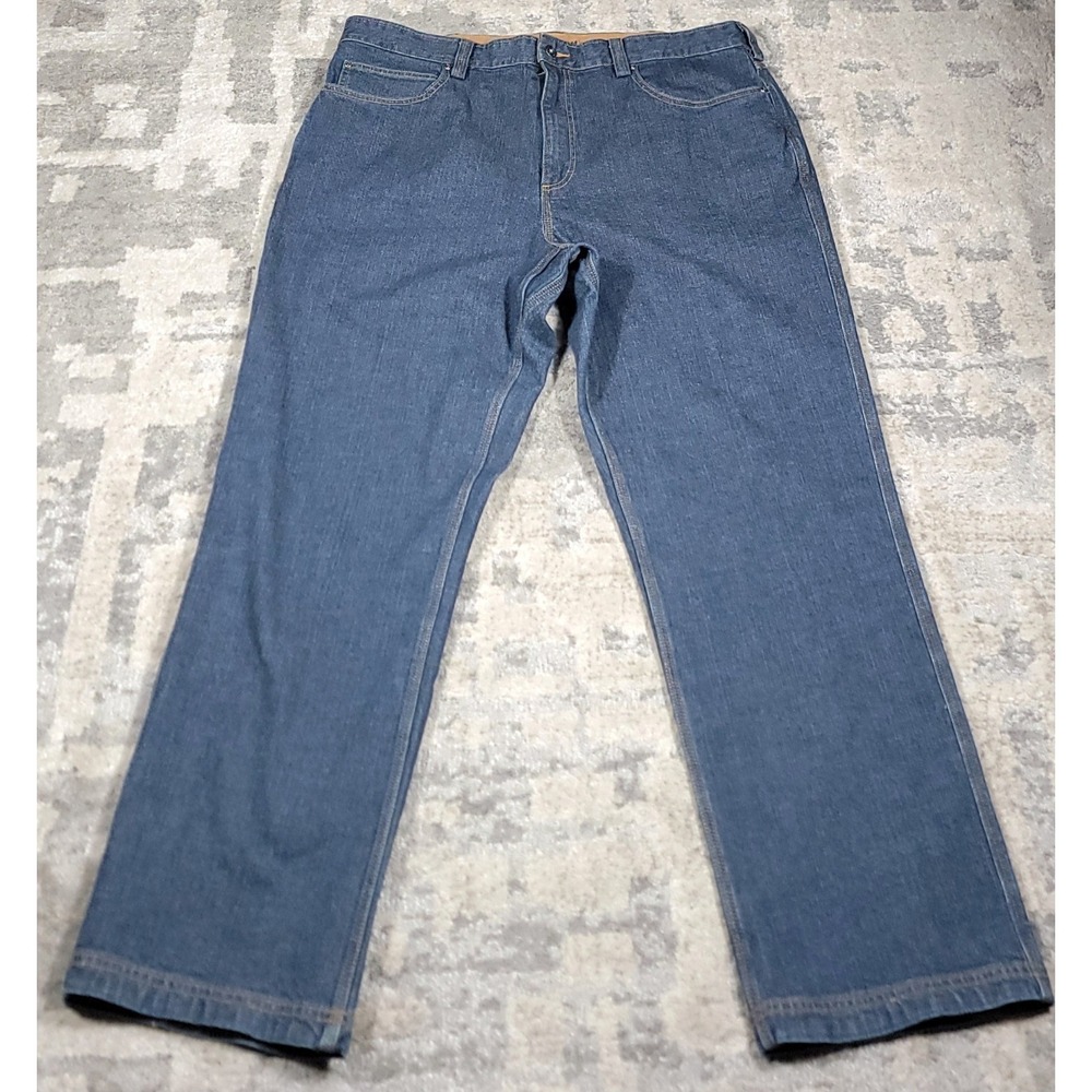 Duluth Trading Flex Ballroom Jeans Standard Fit Blue Denim Men's‎ Sz 40x30